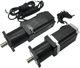 Nema34 86mm Planetary Reducer Kit 2/3PH Encoder Stepper Motor Gearbox 4.5/8.5/12Nm for CNC Laser Cutting/Engraving Machine(Motor and Driver,2PH 12Nm Motor,Ratio 10 to 1)