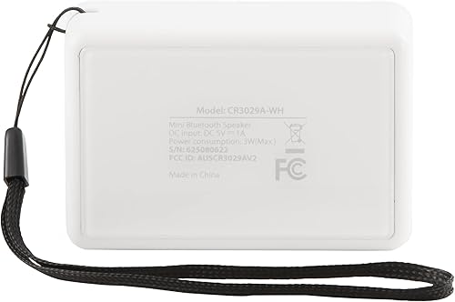 Miniatura 6 de Crosley CR3029A-WH - Mini altavoz portátil con Bluetooth, color blanco