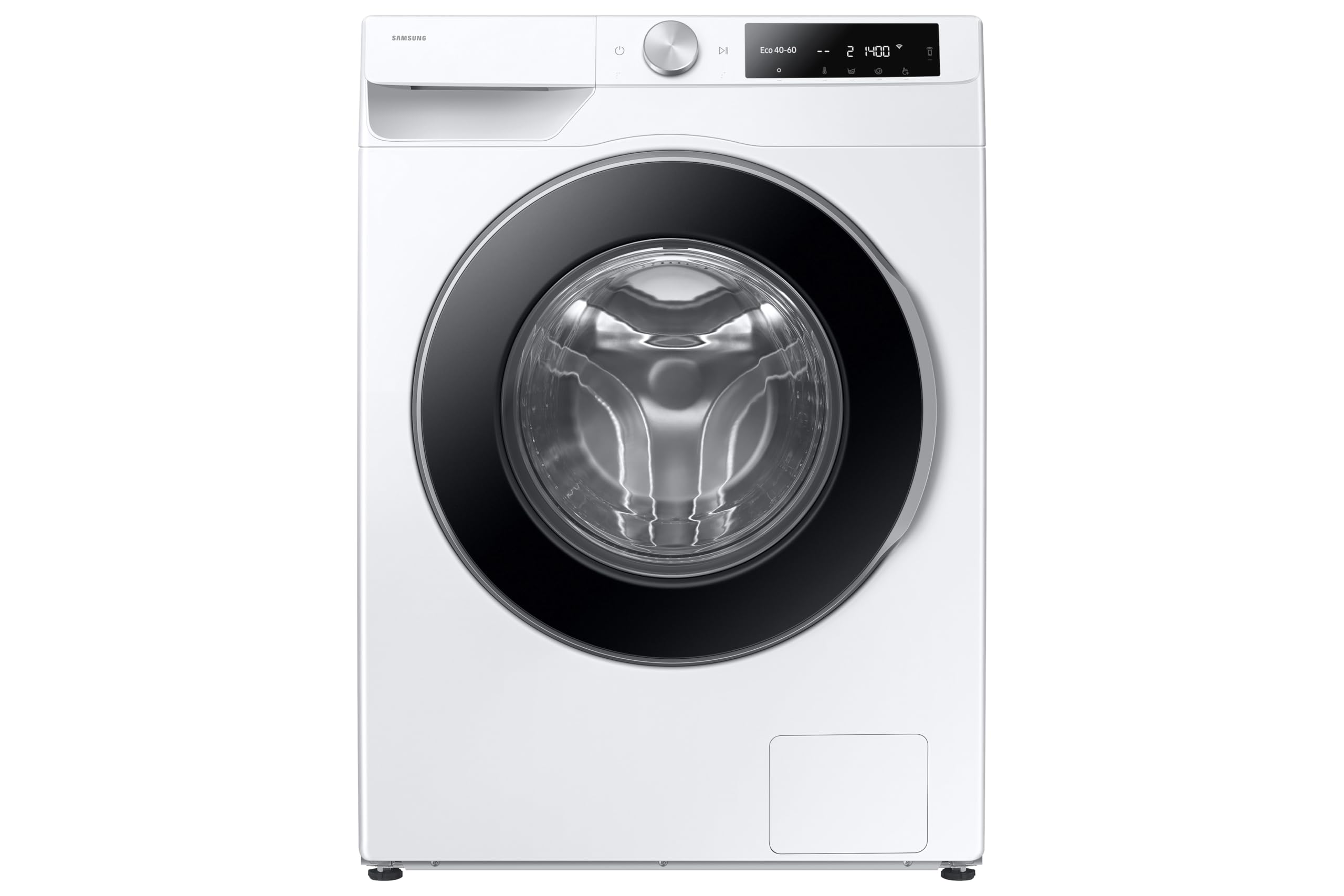 Samsung Series 6 AI Energy Washing Machine, 9kg, 1400rpm, White, WW90DG6U25LEU1 [Energy Class A]