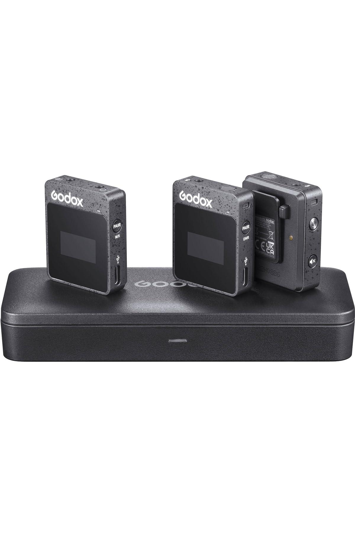 GODOX MoveLink II M2 Wireless Microphone | Compact 2-Person Wireless Microphone System for Cameras & Smartphones YouTube Recording | Black-image-39