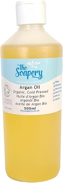 Argan Oil 500ml - 100% Pure Organic Cold Pressed Moroccan Argan Oil