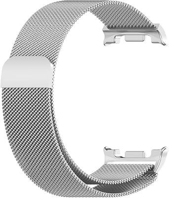 PSR Aksesuar Galaxy Watch 8 Metal Kordon   Manyetik Ayarlanabilir  rg  | Paslanmaz  elik Kay  | Dayan kl