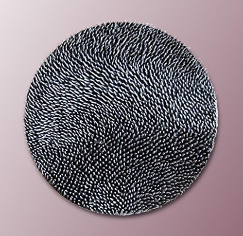 Round Wall Sculpture - 3D Wall Decor - Abstract Wall Sculpture - Black and Grey 3D Wall Art - Round Wall Panel