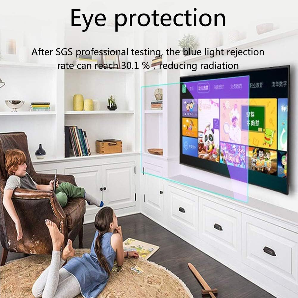 AIZYR 32-75inch TV Blue Light Screen Protector, Eye Protection/Anti Blue Light Filter Film for LCD, LED, OLED and QLED 4K HDTV,70 in 1561 X 900mm