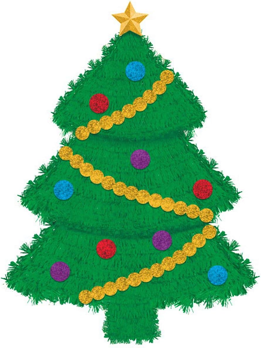 Gorgeous Green Tinsel Deluxe Tree Decoration - 19.25" x 13.5" (1 Pc.) - Premium Quality Material - Unique & Dazzling Design - Perfect Holiday Decor