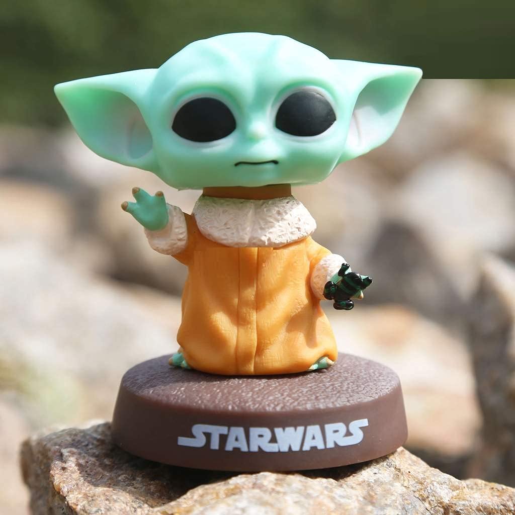 Buy Trunkin Star Wars Mandalorian Baby Yoda Model A Bobblehead Action Figure Bobble Head Online