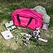Goture Pink Fishing Rod and Reel Combo - ML Action 7FT Spinning Reel Pole with Pink Bag - Telescopic Rod Kit for Starter Travel Saltwater Freshwater, Gift for Woman