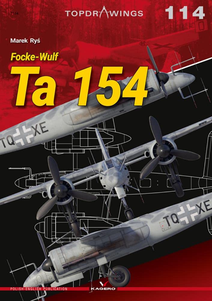 Top Drawings 7114 Focke-Wulf Ta 154 BOOK