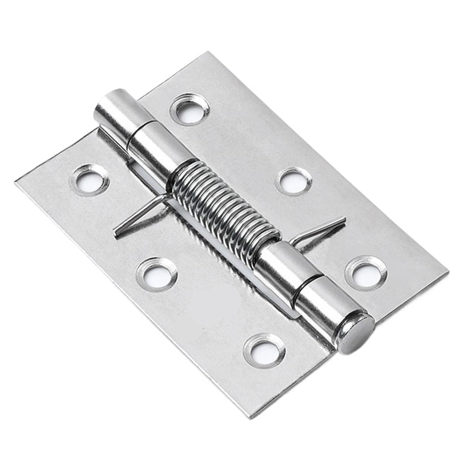 6pcs Folding Hardware with Spring Door Hinges Cross Hinge Window Accessories Furniture Supplies for Gates(3 Inch)