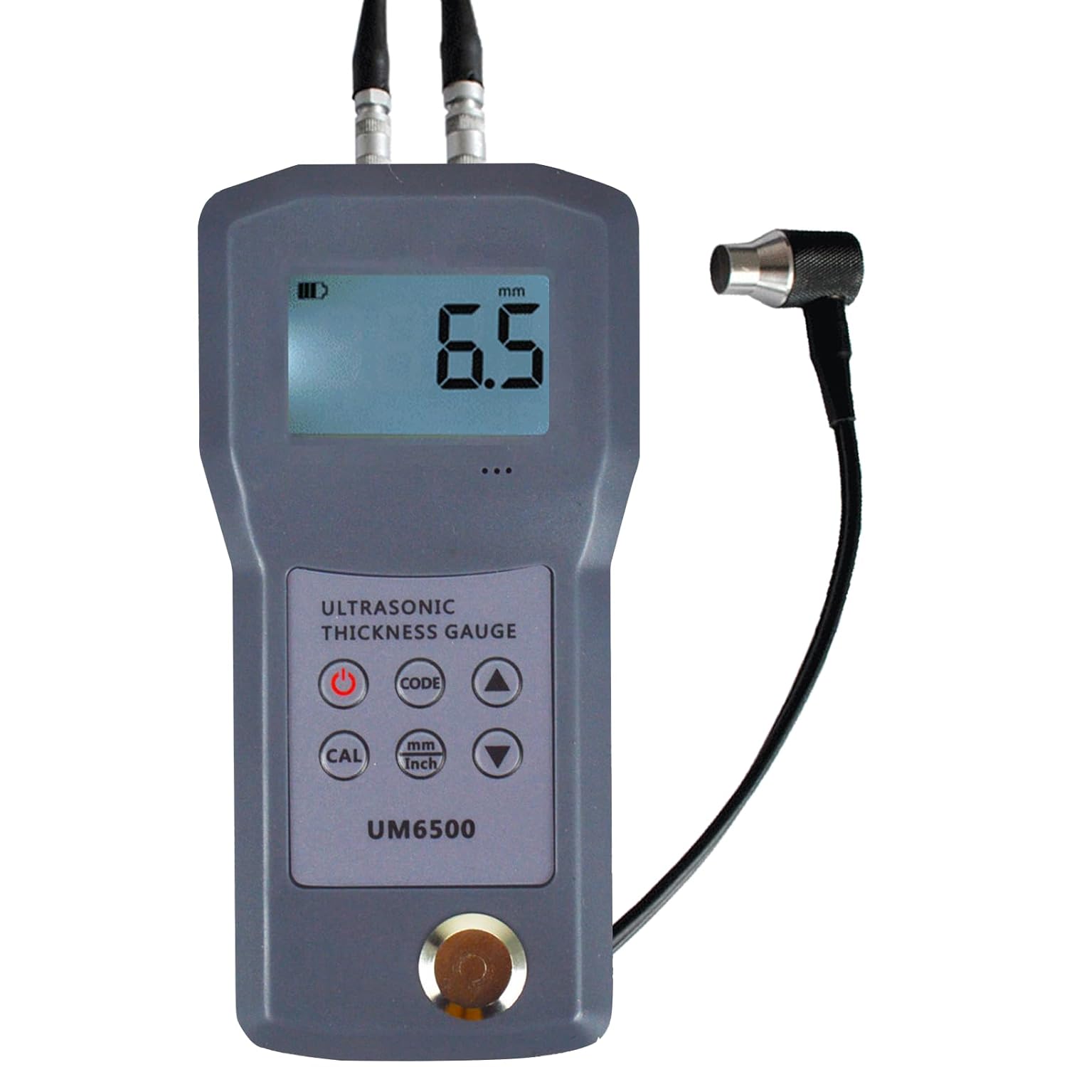Ultrasonic Thickness Gauge Thickness Tester Meter Thickness Measurement with Range 1.0mm-245mm/steel,cast Iron,Aluminum,red Copper,PVC,Gray cast Iron,etc.