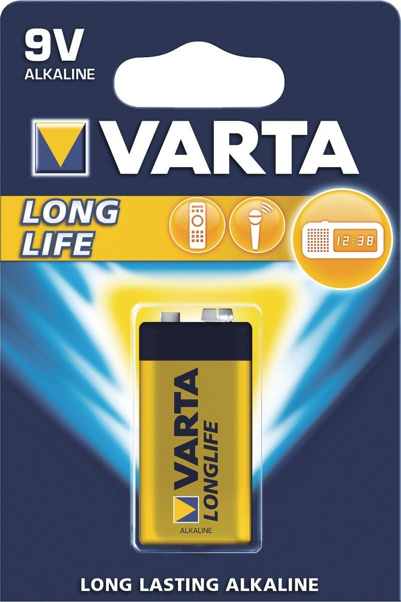 Longlife 9 V Size Alkaline Battery (4 Cells)