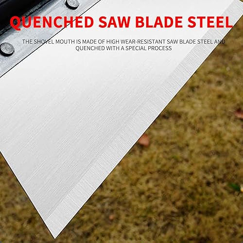 Miniatura 4 de Pala de limpieza multifuncional pala de limpieza de jardín, pala cuadrada de jardín, pala plana para paisajismo, pala de acero para plantación de