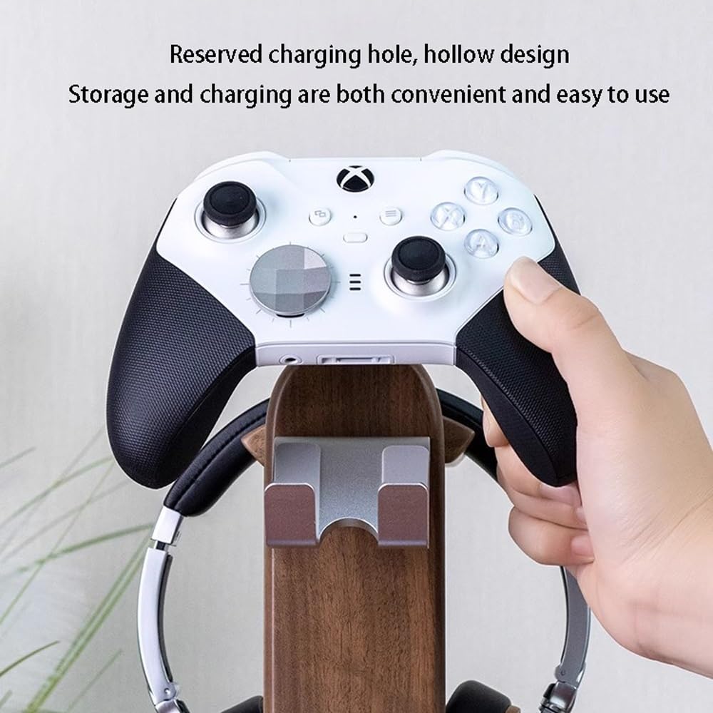 Supporto for Cuffie da scrivania, Supporto for Cuffie e Supporto for Cuffie Durevole, Organizer da scrivania Premium for Cuffie da Gioco e da Ufficio(White)