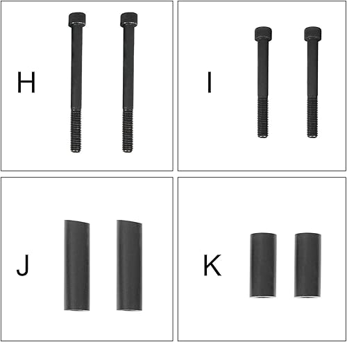 Miniatura 9 de Hooke Road Agarraderas de aluminio negras para Jeep Wrangler JK y Unlimited 07-18