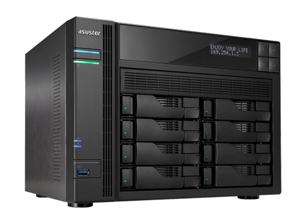 Asustor AS-608T Serveur NAS USB 2.0/USB 3.0 /eSATA/HDMI 8 Baies