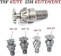 Vista 2 de Caja de engranajes de tambor de embrague de 47 cc, 49 cc, 25H, 6T, 7T, 7T, 7T, dentada de cadena delantera, compatible con motor de 2 tiempos