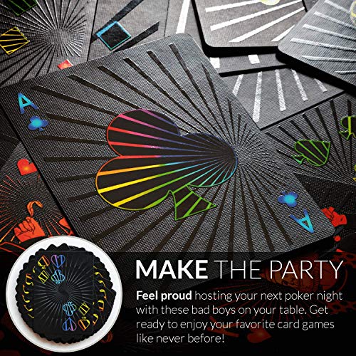 Premium Prism Playing Cards, Vibrant Deck Of Cards, White Deck Of Playing Cards For Kids And Adults, Cool Playing Cards With Card Game E-Book, Prism Playing Cards With Gloss Ink, Day #TOP1