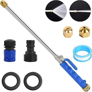 2026 New Jet Nozzle High Pressure Hose Nozzle, 2-in-1 Power Washer Wand.