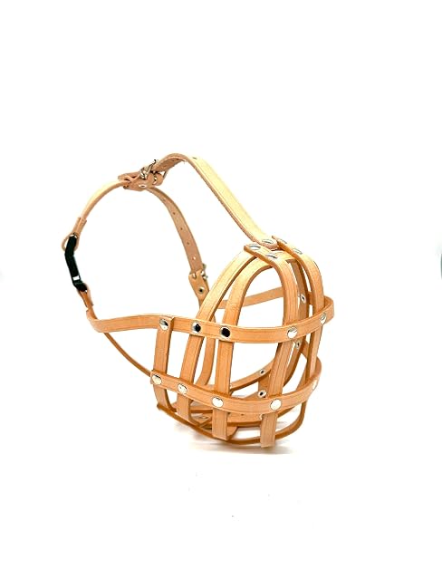 L&J Pets UK Bozal de Perro de Piel Ligera para Bulldog inglés y Otros Perros con hocico Corto