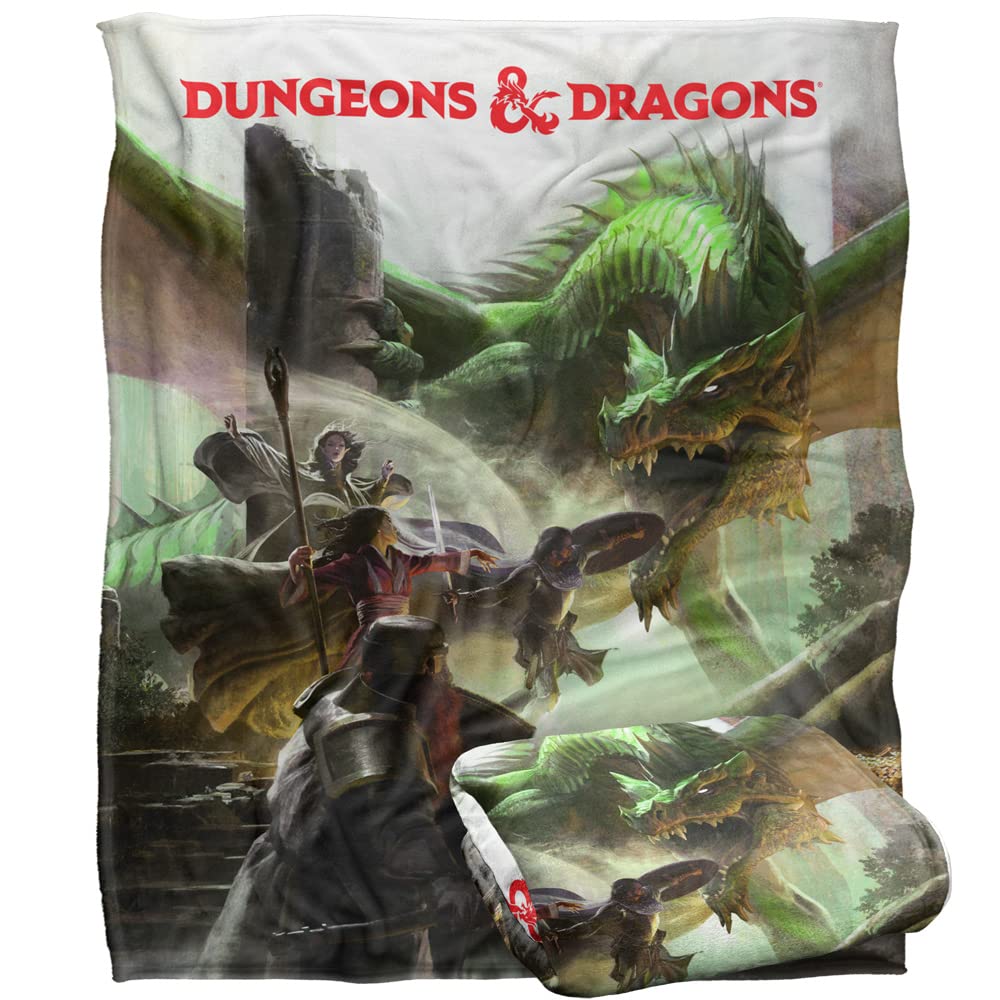 Logovision Multicolor Dungeons And Dragons Starter Set Art Silky Touch Super Soft Throw Blanket 152 X 127 Cm