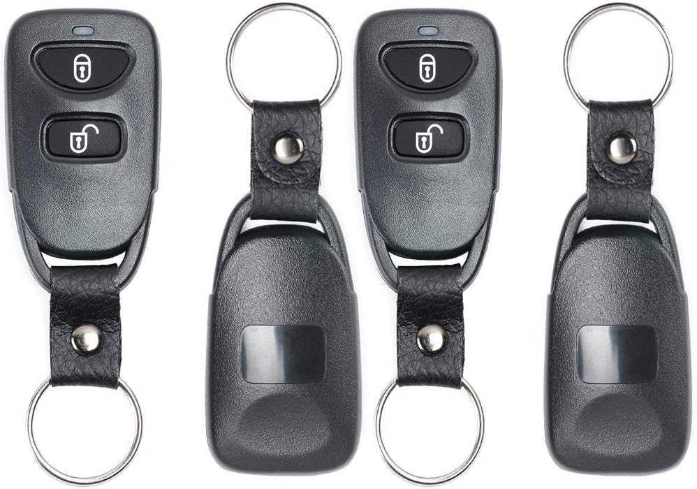 Beefunny 434MHz FCC: SEKS-07TX Smart Keyless Entry 2 Button Remote Car Key Fob for Kia Sportage 2005 2006 2007 2008 (2)