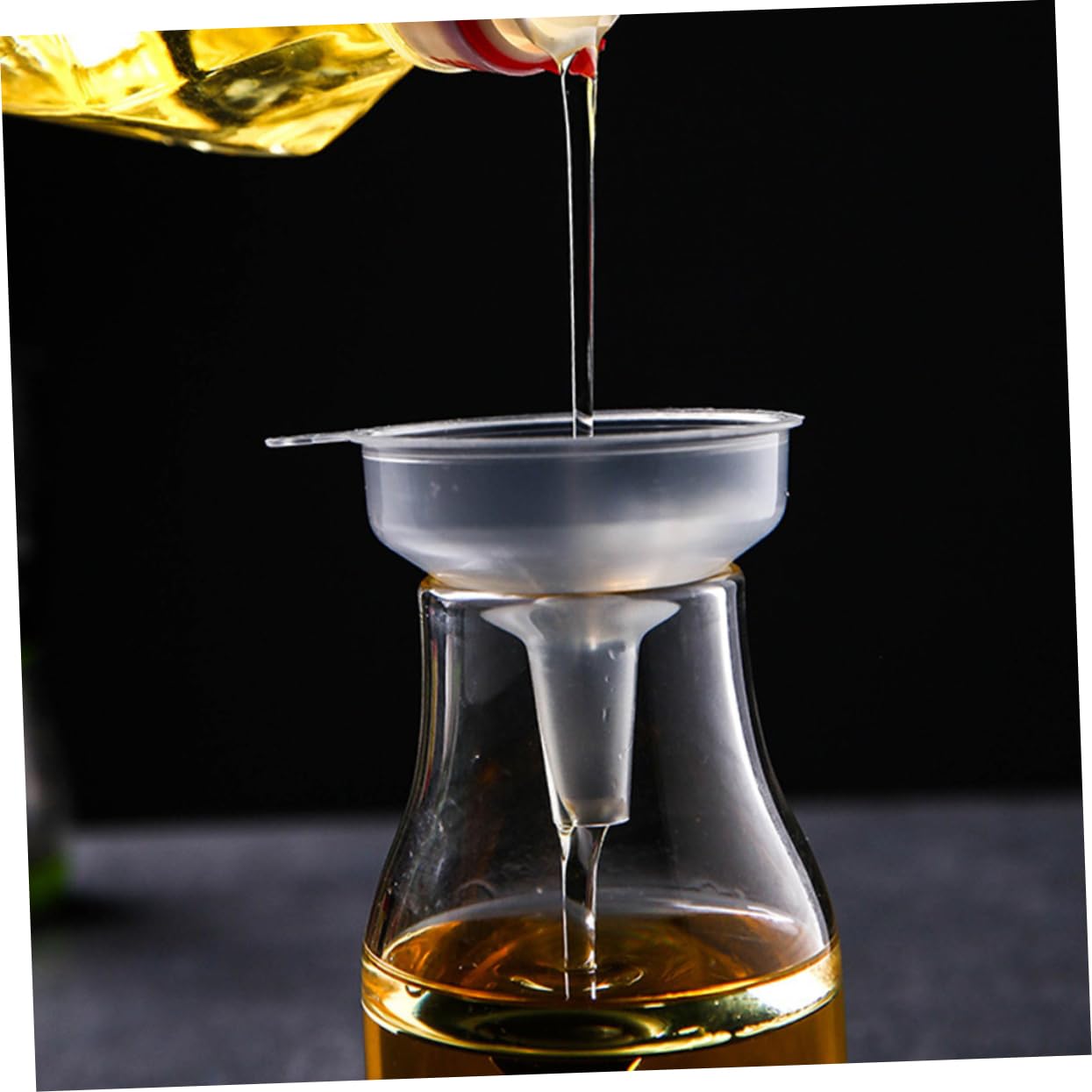 Embudo Cosmético de Plástico Pp Blanco 100 Piezas para Cocina y Laboratorio