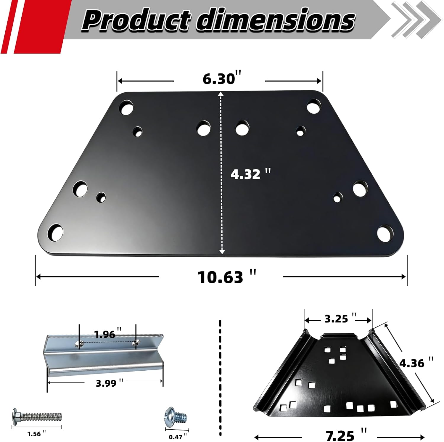 Compatible with Lee Precision 90251 Quick Release Bench Plate Kit – Adjustable Workbench Assembly for Reloading Presses – Replace 90251, Black, Heavy-Duty Construction