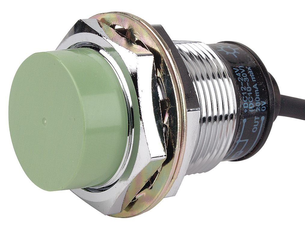 AUTONICS PR30-15DN 10-30 VDC, 10-30 VDC Supply, 15 MM Sensing Distance, 3 Wire, Cable Type, Cylindrical, INDUCTIVE Proximity Sensor, M30 Thread, NPN Normally Open, PR Series, PRD, Standard Body
