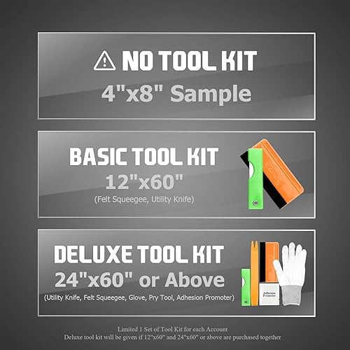 Miniatura 6 de Lámina adhesiva de vinilo 3M 2080 de fibra de carbono, color negro, para automóvil, con tecnología de liberación de aire con kit de herramientas
