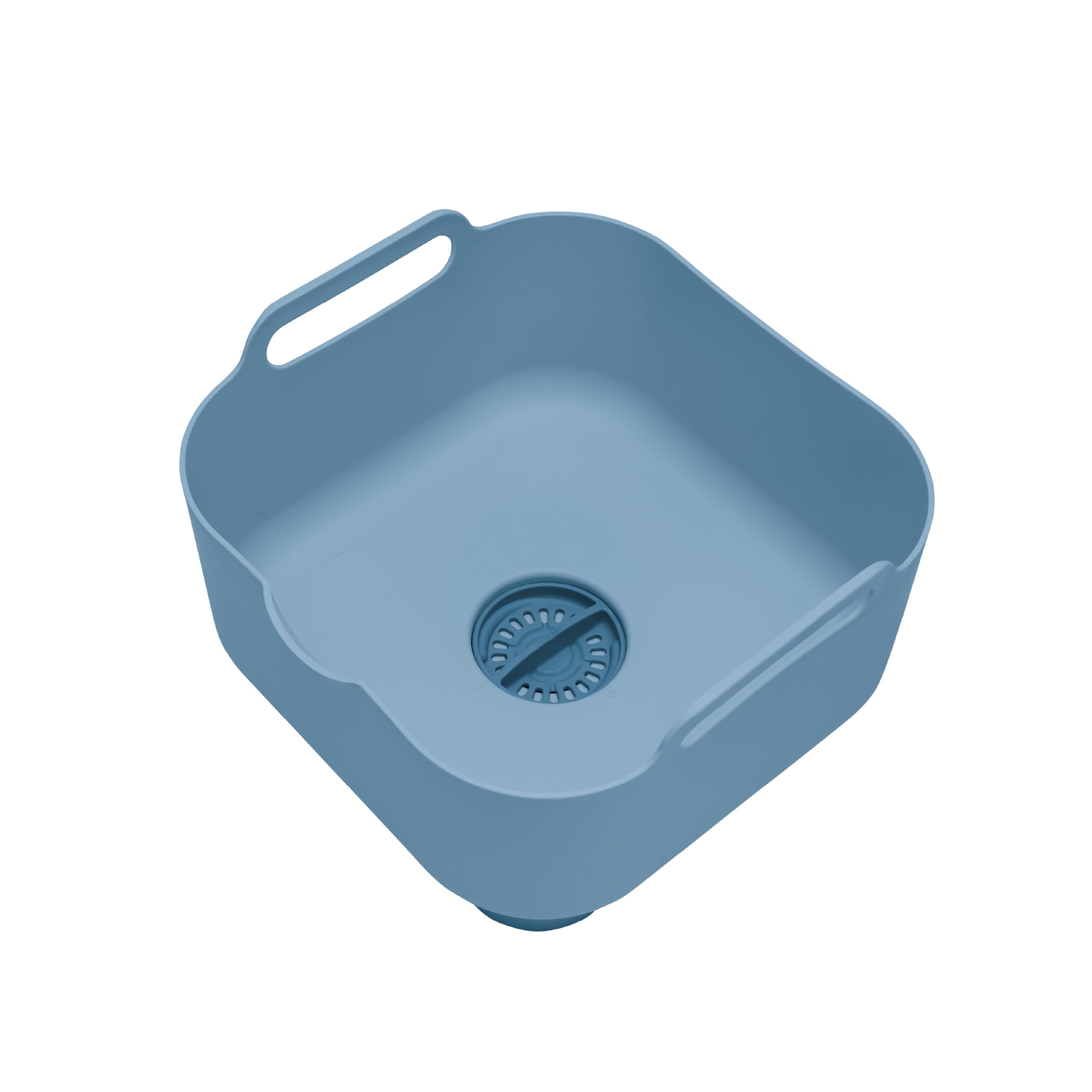 Reborn Avon Blue - Recycled Washing Up Bowl - Kitchen Dish Wash & Drain - Large Carry Handles - Integrated Plug - Useful Pour Spout - 9 Litres Capacity - Made In Britain (Avon Blue)