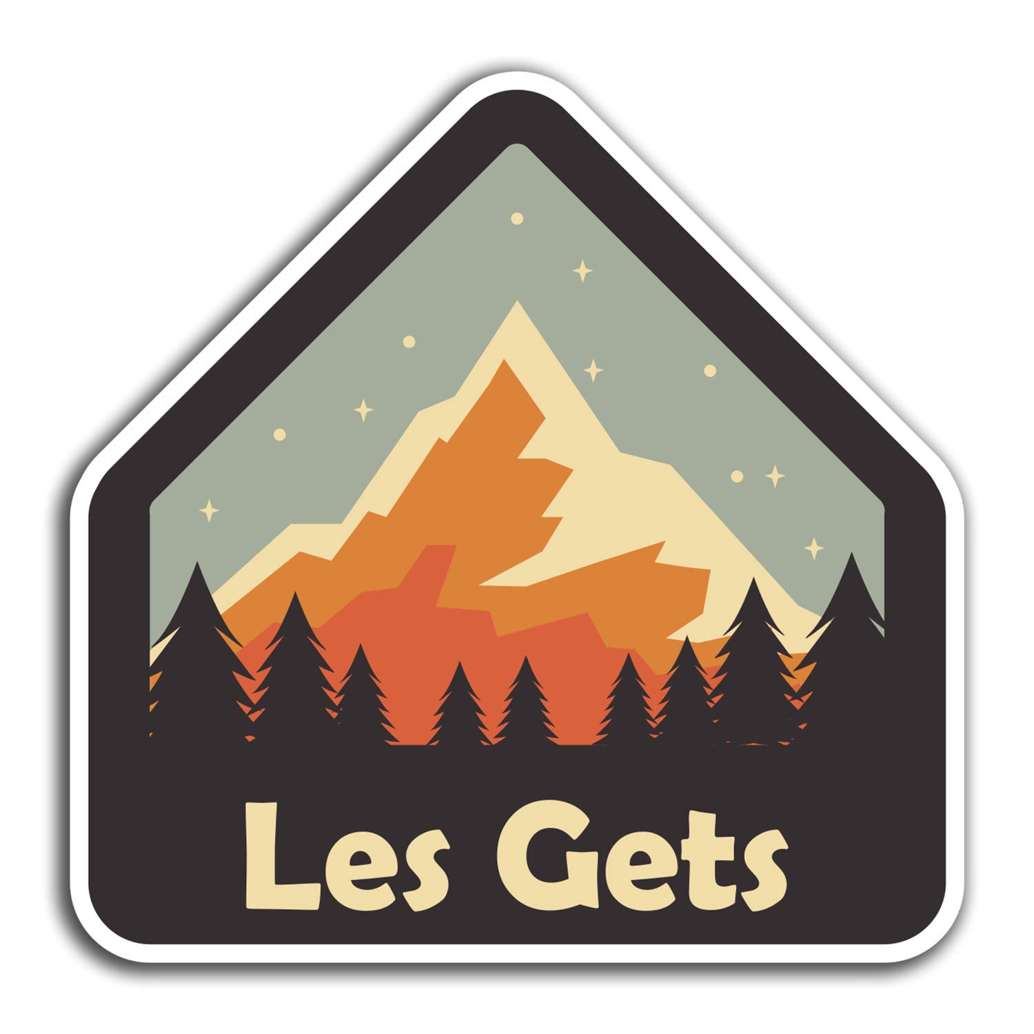 Destination Vinyl Ltd Multi 2 X 10Cm Les Gets France Vinyl Stickers - Travel Sticker Laptop Luggage #32320 (10Cm Wide)