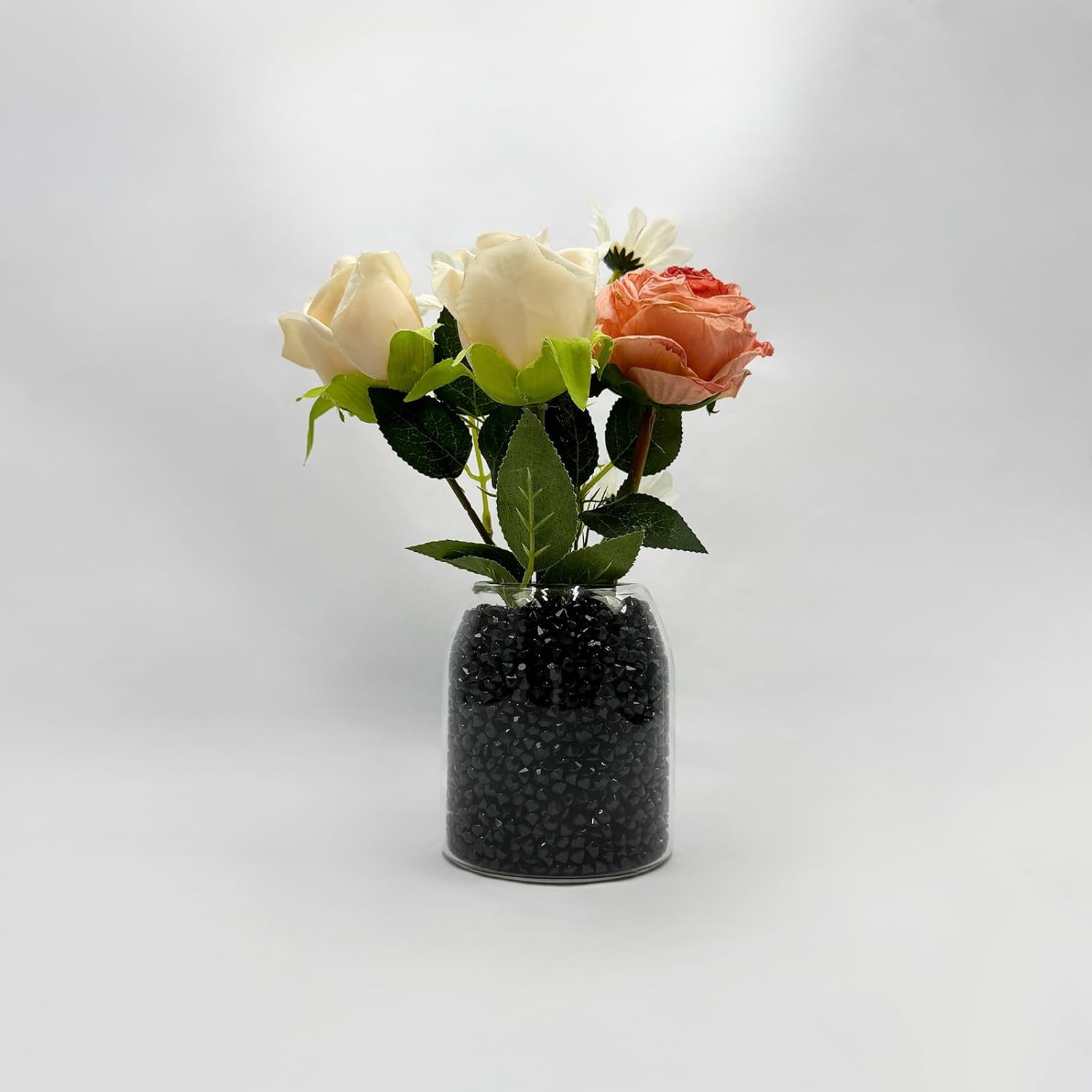 5000 pcs/Pack Wedding Table Scatter Confetti Crystals Acrylic Diamonds 6 mm Rhinestones for Wedding, Bridal Shower, Vase Beads Decorations (6mm, Black) - Image 4