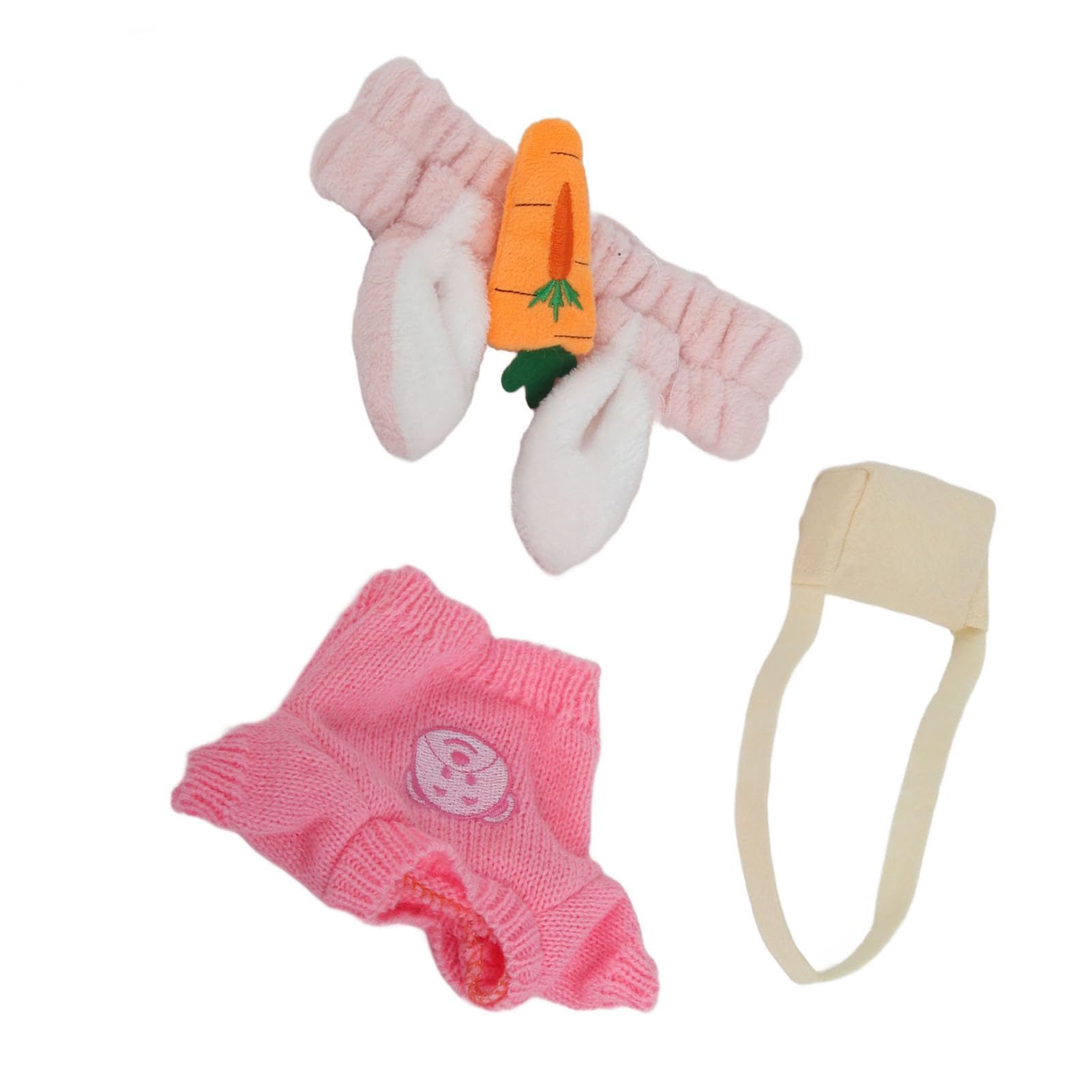 Ropa De Peluche Para Pato – Conjunto Con Cinta, Vestido Y Bolso, Material De Felpa Suave, Lavable Y Resistente