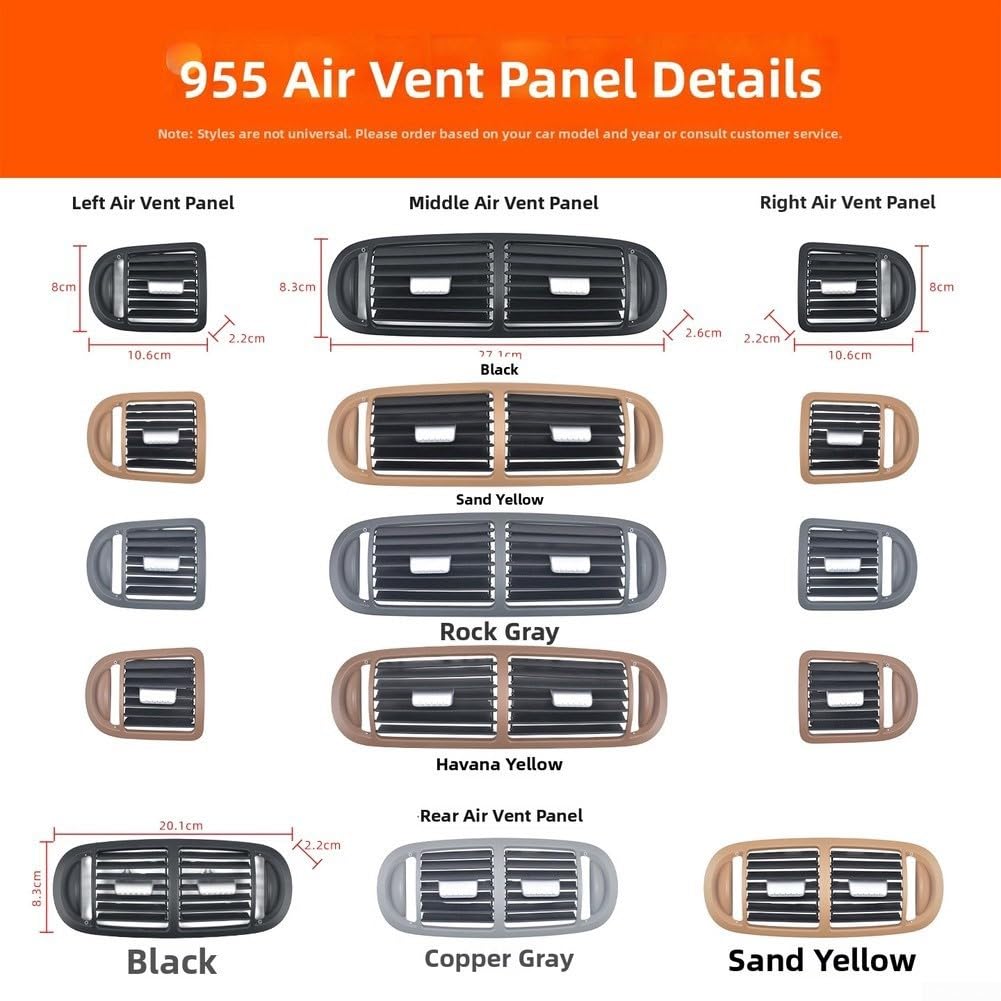 A/C Air Vent Control Switch For pour porsche pour cayenne 2003-2009