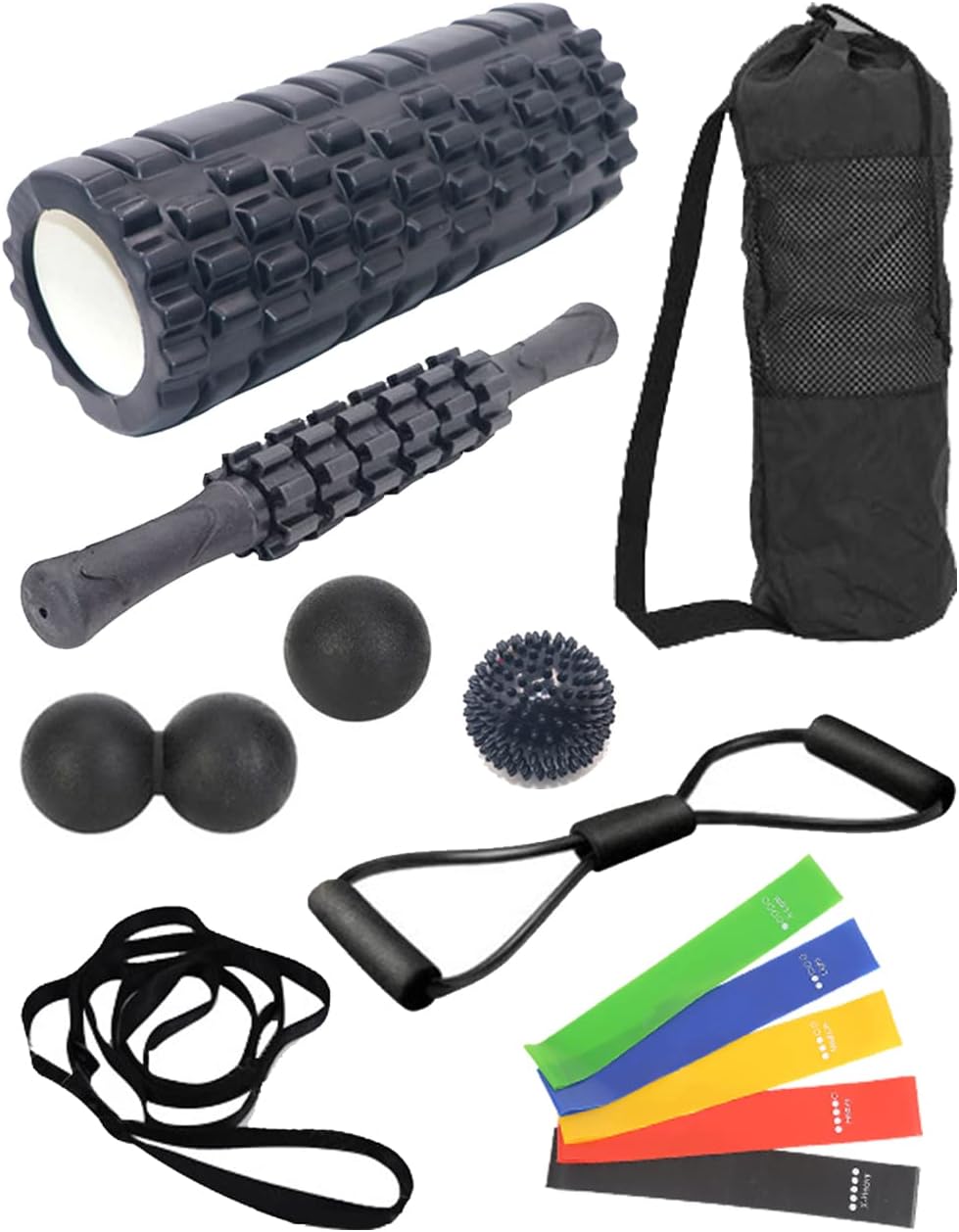 13 in 1 Foam Roller Set, High Density Yoga Massage Roller, Resistance