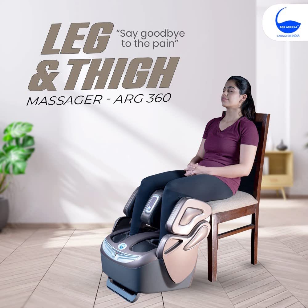 Person using the leg and thigh massager