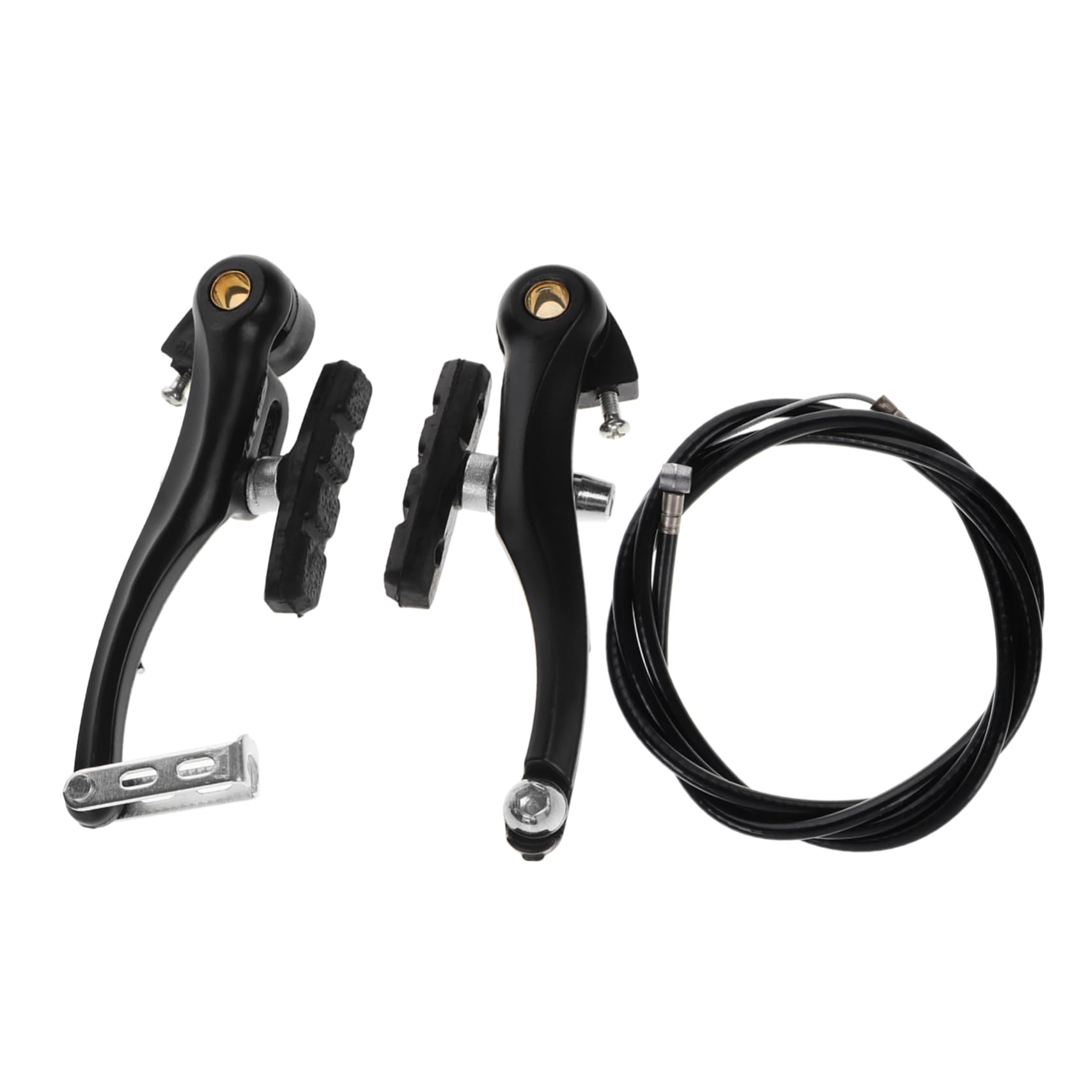 PRETYZOOM 1 Set Road Bike Caliper Brake Bike Brake Kit Brake Caliper for Mountain Bike Bicycle Brakes Bike Brakes Bicycle Replacement Parts Mountain Bike Parts Bicycle Parts Aluminum Black