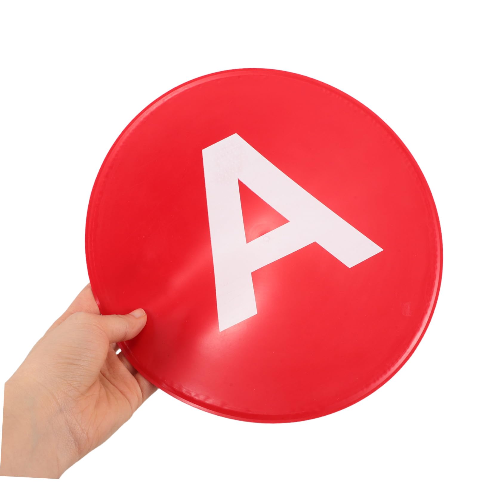 TOYANDONA 9pezzi Accessori per Allenamento di Calcio Dischi Piatti Alfabeto Attrezzatura per Allenamento di Calcio Materiale in PVC Affidabile
