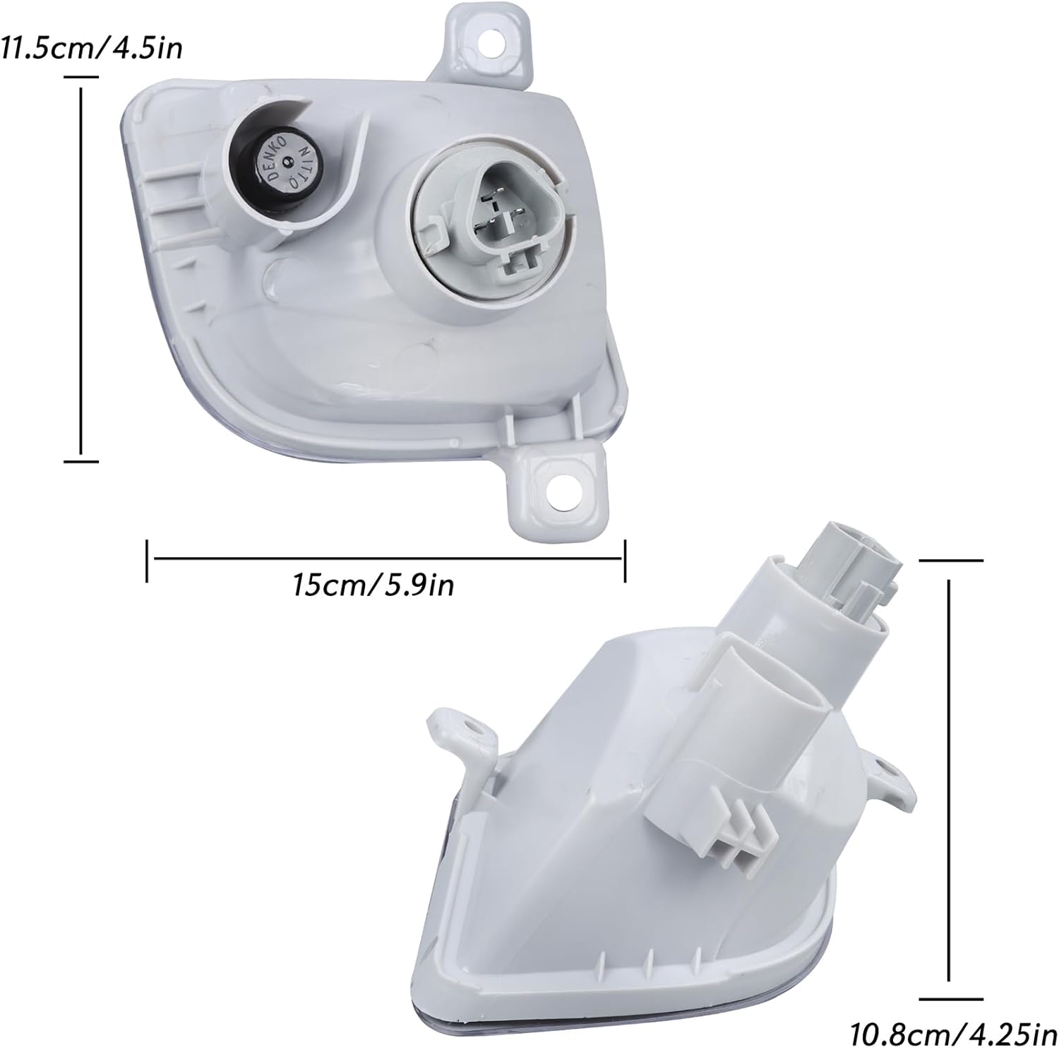 Silscvtt Front Fog Lights Lamps Assembly Replacement for Odyssey 2018-2020 with Turn Signal Light Left and Right Side HO2593136 HO2592136