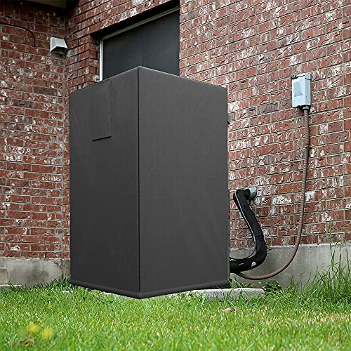 Image of Air Conditioner Cover for Outside, Durable, Waterproof, Windproof and Snowproof Design, AC Unit Covers Outdoor Fits up to 24X24X30 Inch