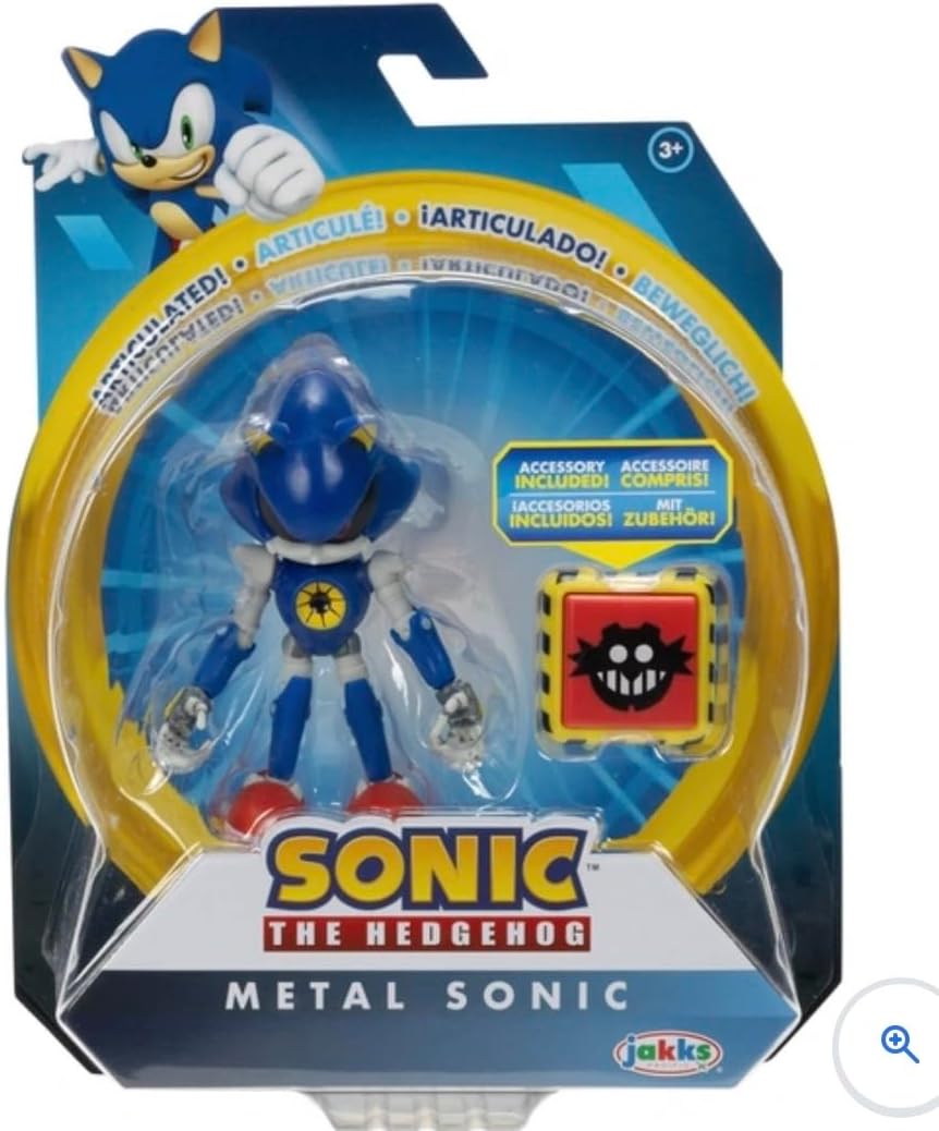 Sonic The Hedgehog 4" Articulated Action Figure Collection (Choose Figure) (Metal Sonic)