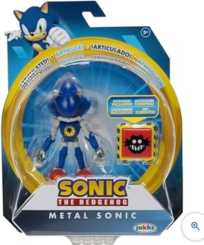 Sonic The Hedgehog 4" Articulated Action Figure Collection Choose Figure Metal Sonic
