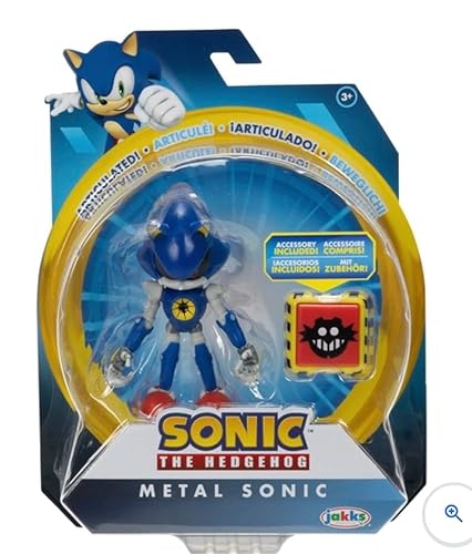 Sonic The Hedgehog 4" Articulated Action Figure Collection (Choose Figure) (Metal Sonic)