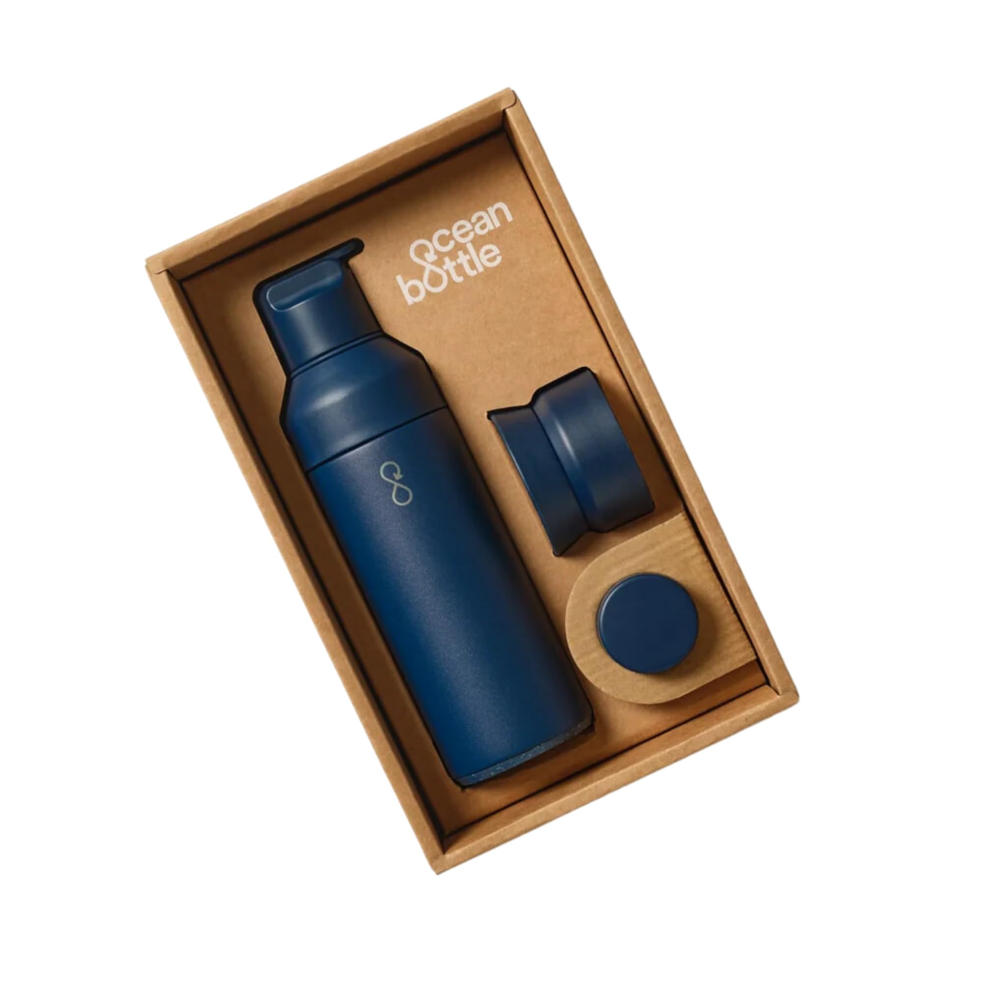 Ocean Bottle - Die 3-in-1-Wasserflasche – Ozeanblau (500 ml)