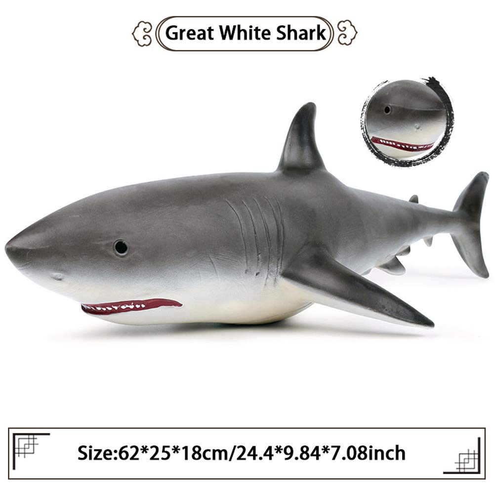 Simulazione Sea Life Animals Megalodon Tiger shark Model Shark Action Figures raccolta di giocattoli educativi per regalo per bambini  26