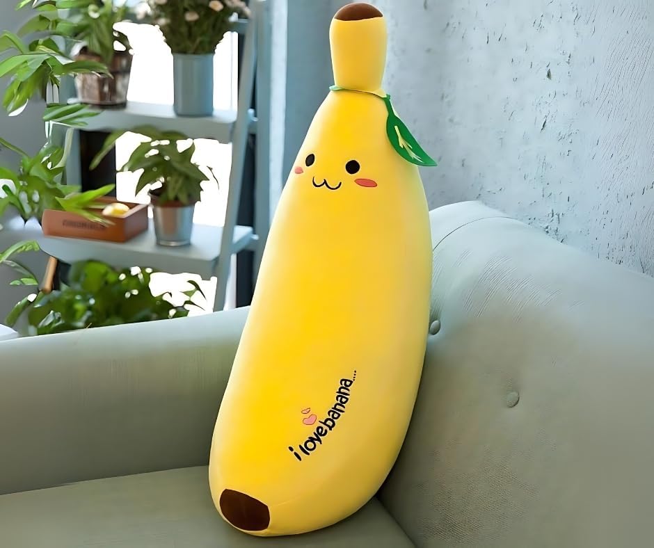 Doabealle Toys Banana Pillow Teddy 45 cm Cute Stuffed Fruit Plushie Birthday Gift for Boys, Girls and Kids (Medium Size 18 inch) (B0D8Z6MNY6) Amazon Price History, Amazon Price Tracker