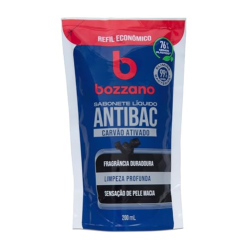 Bozzano Sabonete Líquido Antibac Carvão Ativado Refil 200ml