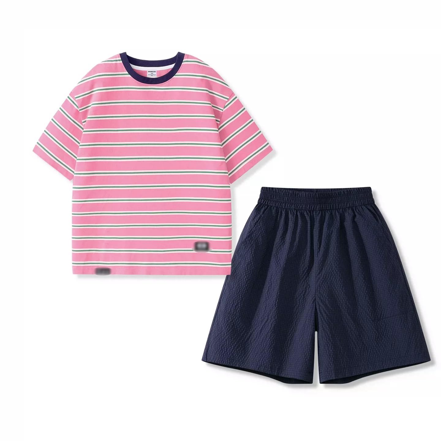 Conjunto Deportivo Verano Para Niño, Camiseta Manga Corta Y Pantalones Cortos, Traje Para Niños, Atlético Casual