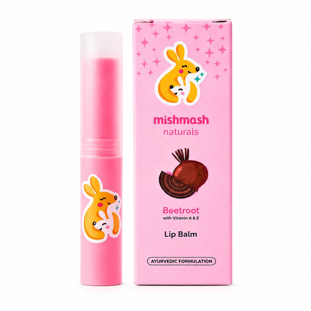 Mishmash Naturals Cute Lips Beetroot Lip Balm – Baby Lip Balm for Kids, Preteens & Teens (3-15 Years) | Organic | Moisturizing & Healing for Dry, Chapped Lips (5g) (beetroot)-image-48