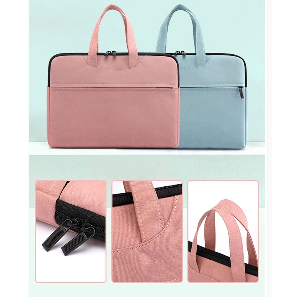 Torba dokumentów Duża Pojemność Kieszeń Dokument Przypadkowy Torba Komputerowa Biznesowa Teczka Gładka Zipper Plik FolderTravel Office Storage (Color : Blue)